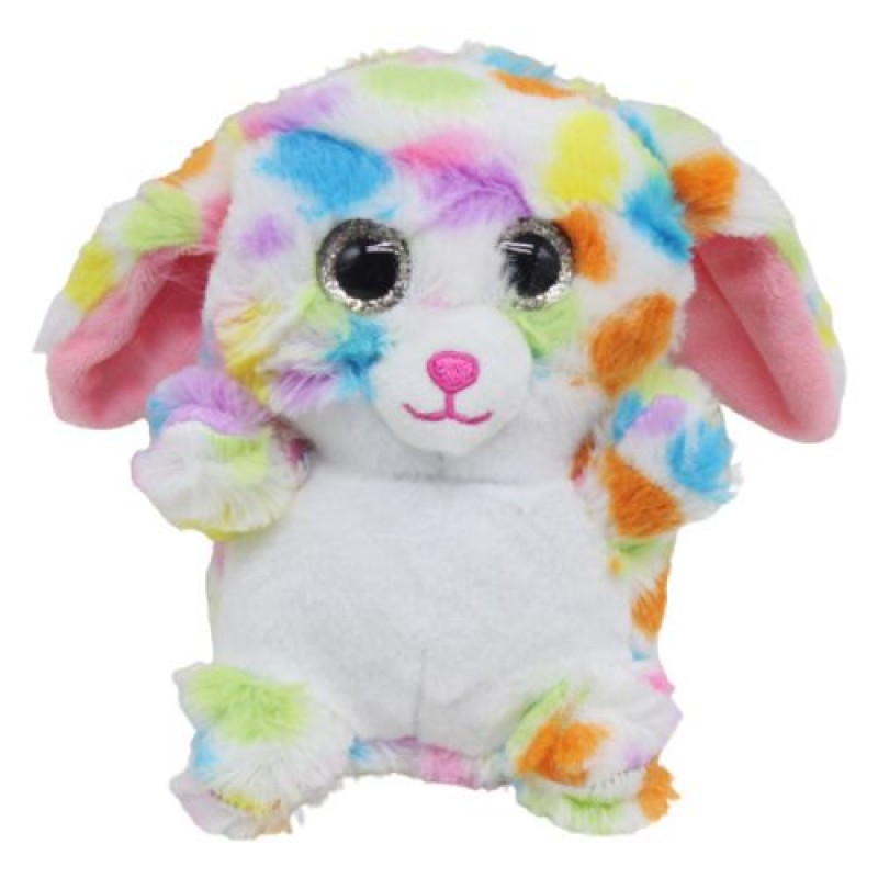 Мʼяка іграшка-глазастик "Кролик" різнокольоровий Комбінований Різнокольоровий (219509)