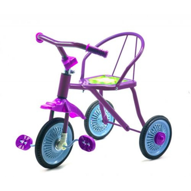 Уцінка. 3-х колісний велосипед "Неоновий гвоздик" (фіолетовий) - Не прикручений руль (немає необхідних інструментів) (220482)
