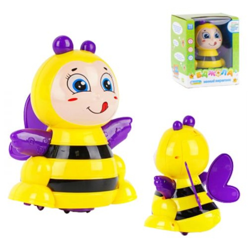 Музична іграшка "Бджола: Веселі перегони" (укр) Пластик Жовтий (223245)