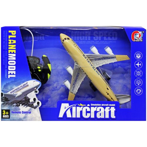 Літак на радіокеруванні "Aircraft" (бежевий) Пластик Бежевий (225937)