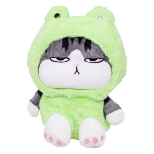 Мʼяка іграшка "Котик у костюмі" (зелений) Текстиль Зелений (226661)