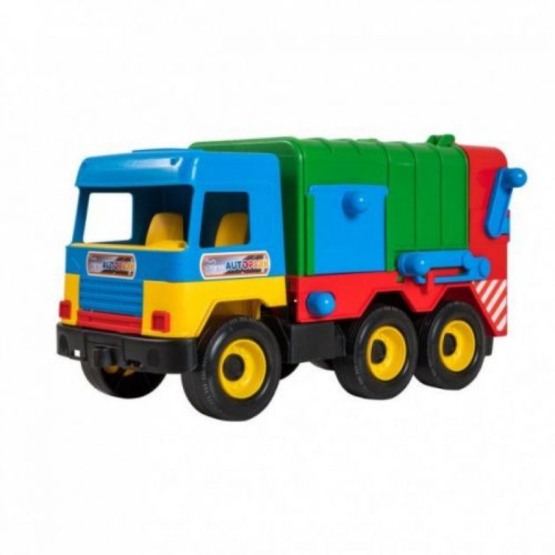 Уцінка. Сміттєвоз "Middle truck" синій+зелений - нема мусорного бачка (227719)