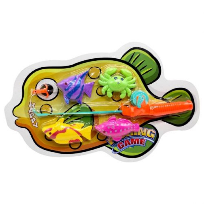 Рибалка магнітна "Fishing game" (4 рибки) Комбінований Різнобарв'я (235870)