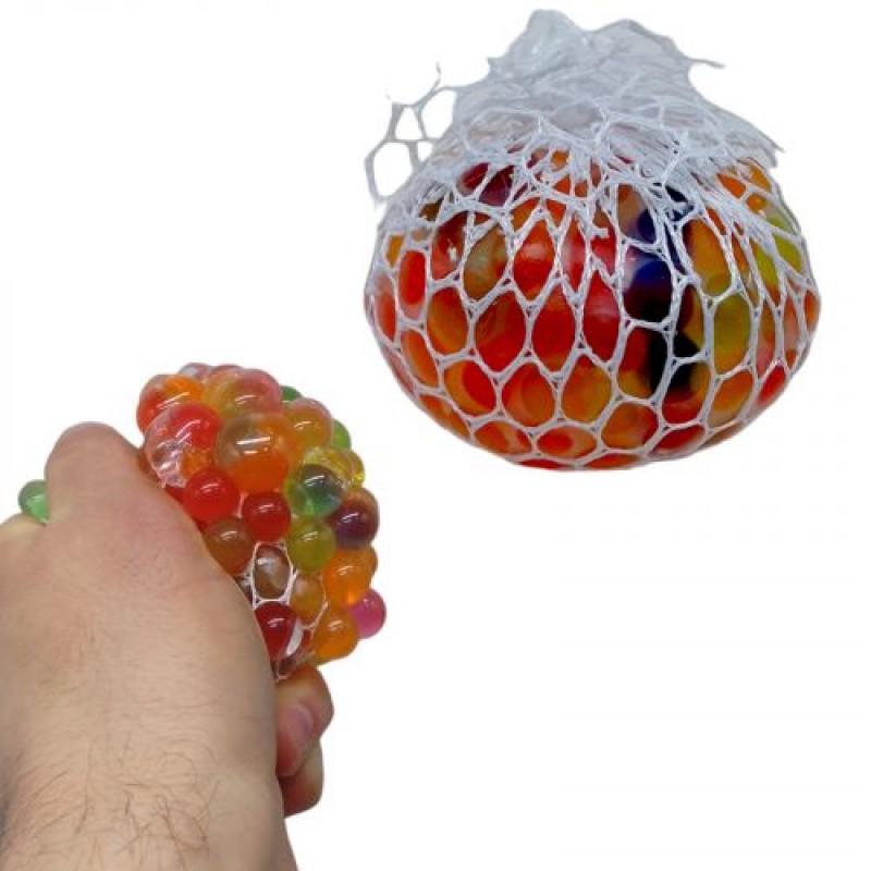 Іграшка-антистрес зі світлом "Mesh Squish Ball" Комбінований Різнобарв'я (235896)