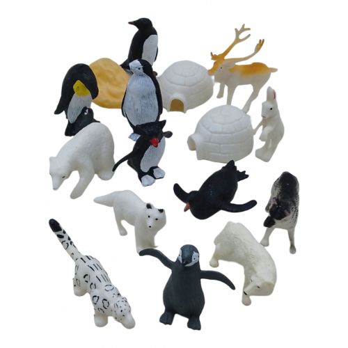 Набір фігурок тварин "Arctic life" в тубусі Комбінований Різнобарв'я (236991)