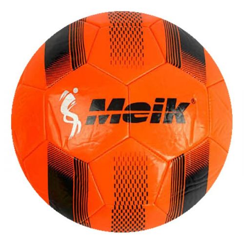 Уцінка. Мʼяч футбольний №5 лакований "Meik", помаранчевий здуває (237959)