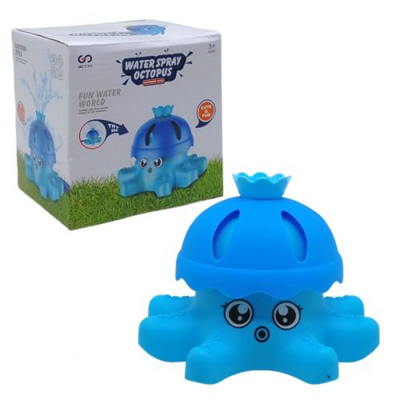Іграшка-фонтан, пластикова "Восьминіг" Пластик Синій (239858)