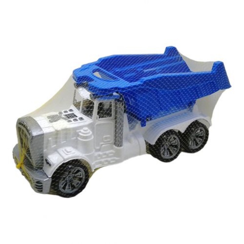Машинка пластикова "Самоскид відкидний" (білий + синій) Пластик Різнобарв'я (240258)