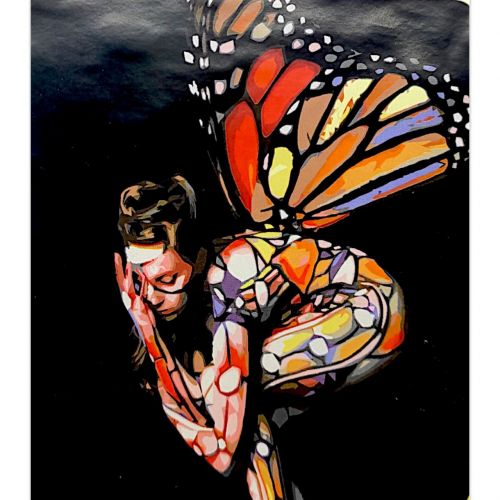 Картина по номерах "Народження метелика" 40х50 см Комбінований Різнобарв'я (240448)