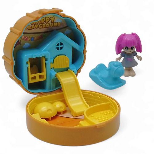 Ігровий набір "Mini World Suitcase: Дитячий майданчик" вид 3 Пластик Різнобарв'я (240565)
