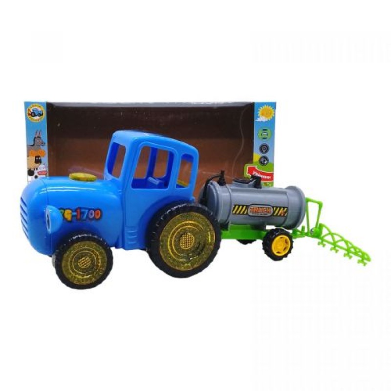 Уцінка. Іграшка "Синій трактор", світло, звук (укр) вид 3 відходить кнопка звуку і світла (243458)