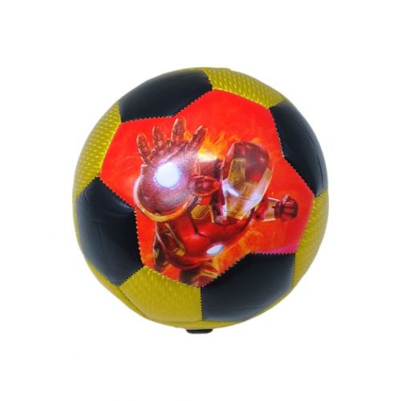 Мʼяч футбольний №2, дитячий "Супергерої" (золотистий) PVC Золотистий (243585)