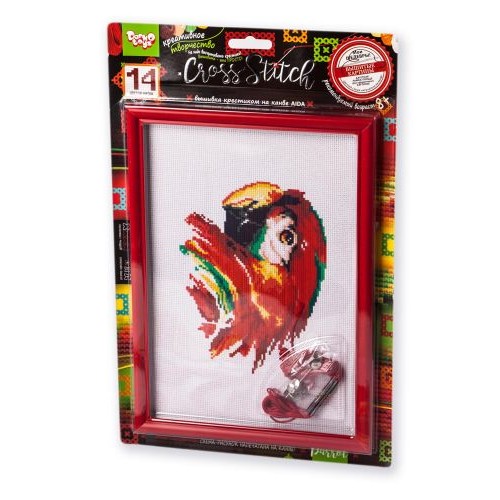 Вишивка хрестиком на канві "Cross Stitch: Папуга" Комбінований Різнобарв'я (45770)