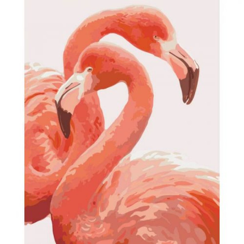 Картина по номерам "Грация фламинго " КНО2446