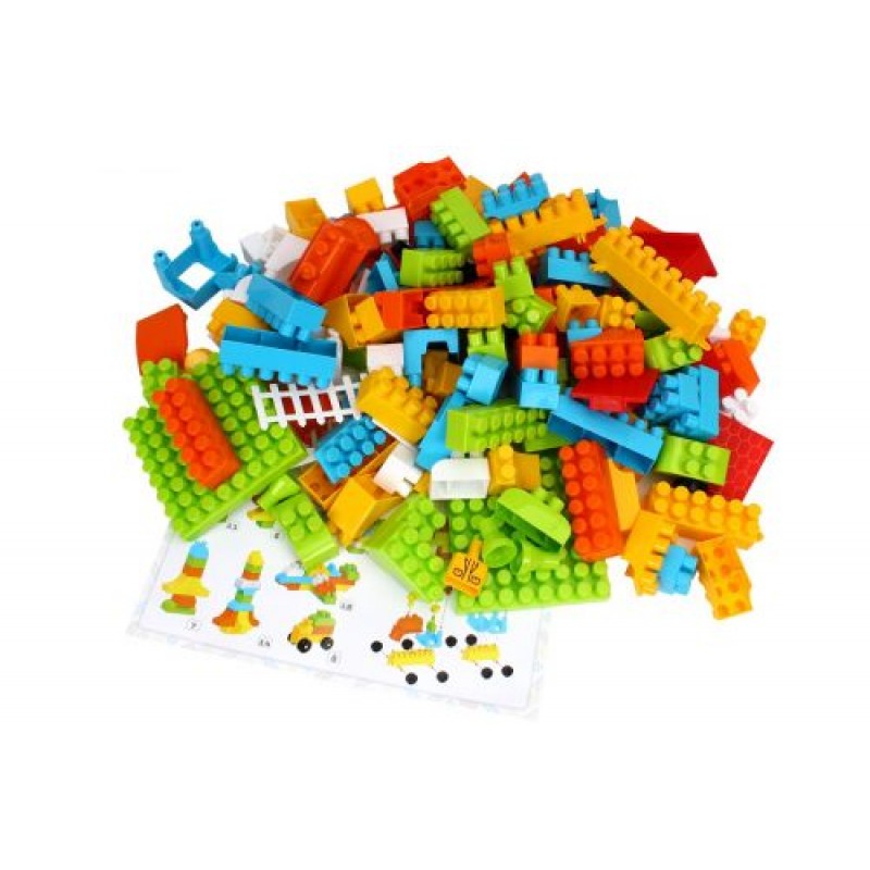 Конструктор блочний "Building Blocks", 170 деталей Пластик Різнобарв'я (212936)