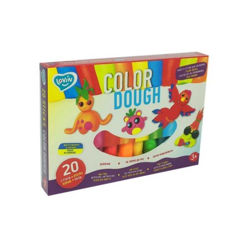 20 sticks Color Dough TM Набір для ліплення з тістом (221664)