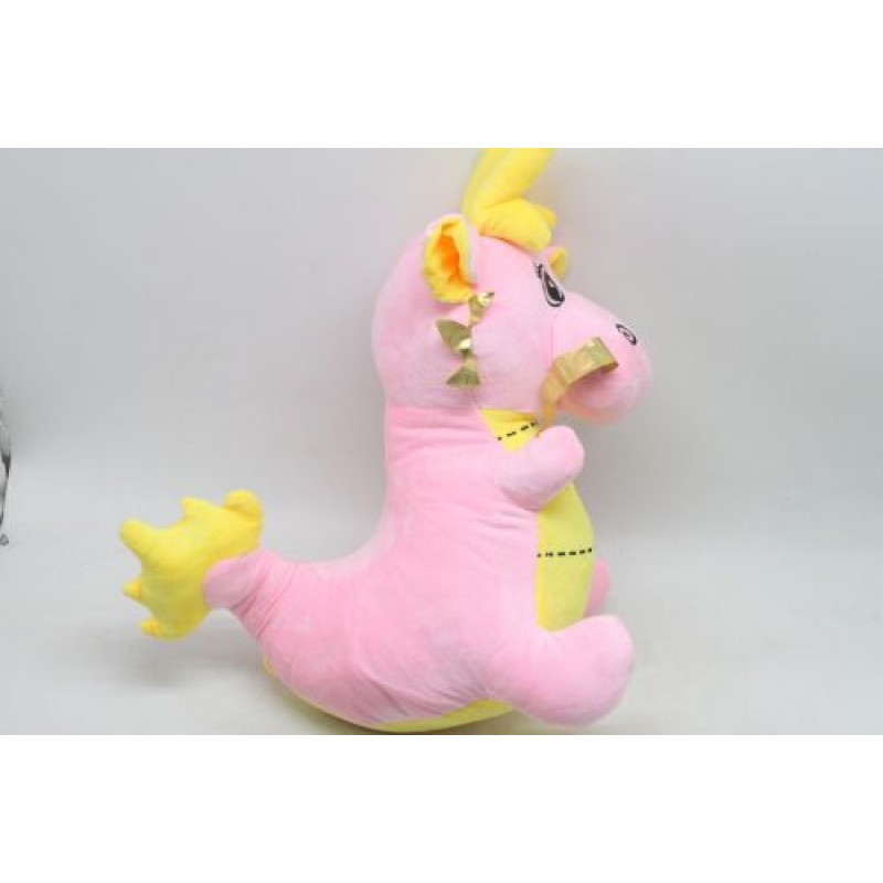 М`яка іграшка "Дракончик", рожевий (35 см.) Комбінований Різнобарв'я (222079)