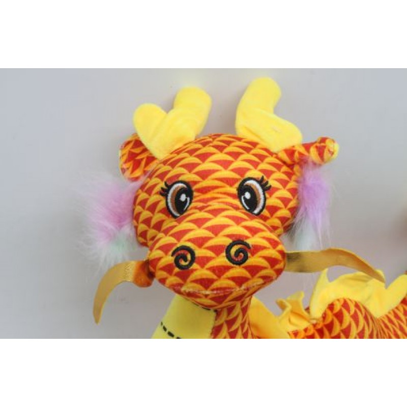 Мʼяка іграшка "Китайський дракон" (помаранчевий) Текстиль Помаранчевий (222676)