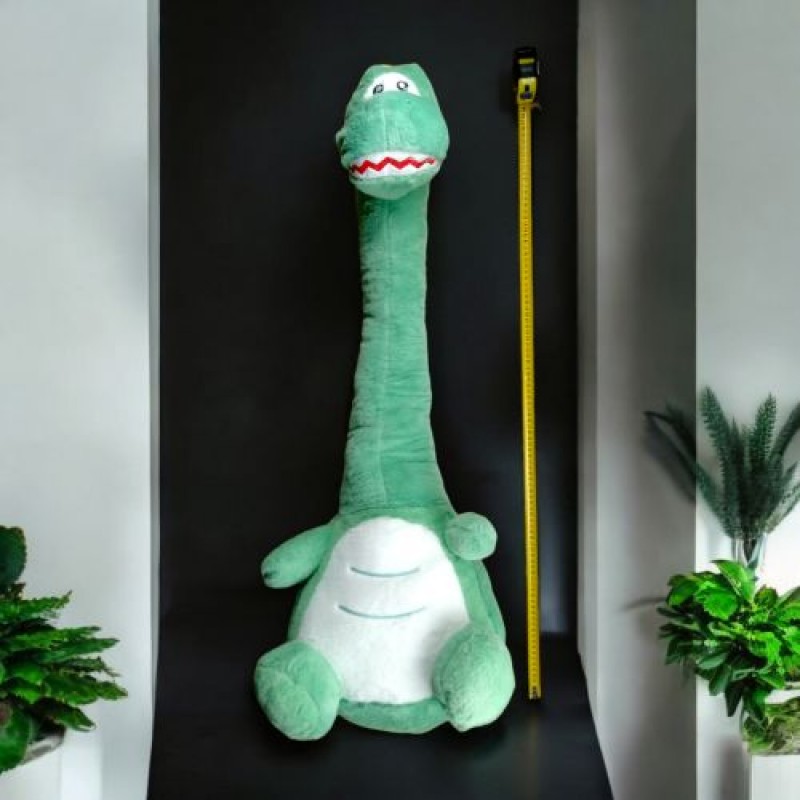 Мʼяка іграшка-обіймашка "Дінозавр", 100 см Комбінований Зелений (229743)