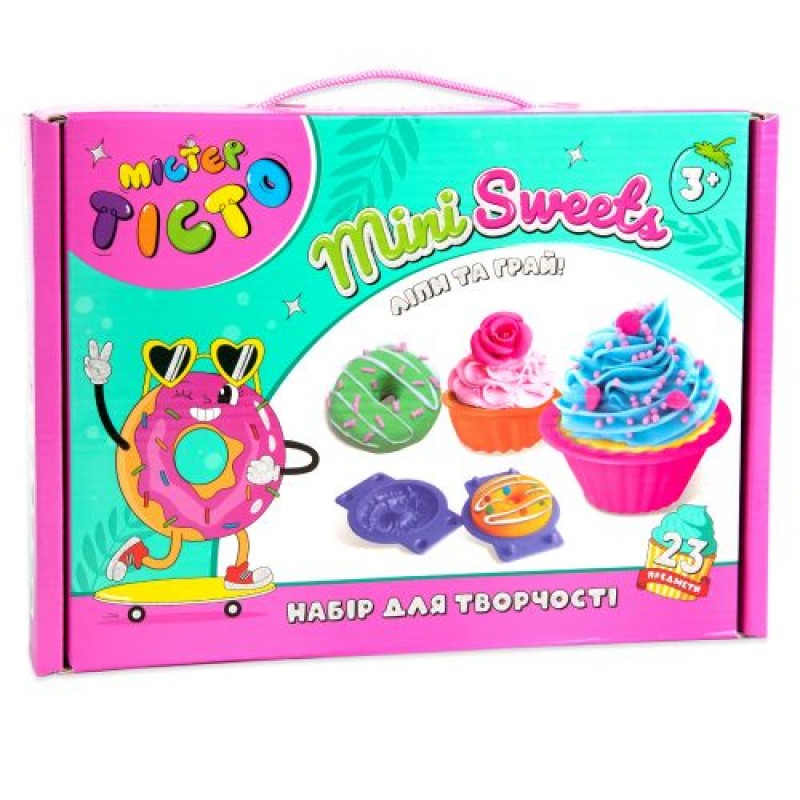 Набір для творчості "Містер тісто: Mini Sweets" (укр) Комбінований Різнобарв'я (235157)