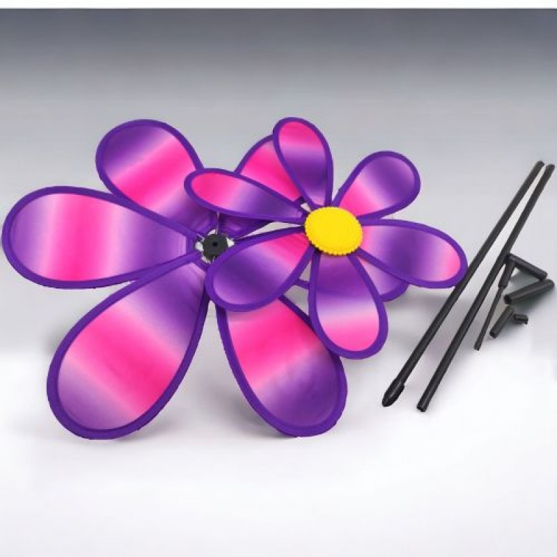 Вітрячок "Квіточка", діаметр 38 см, фіолетовий Комбінований Різнобарв'я (235287)