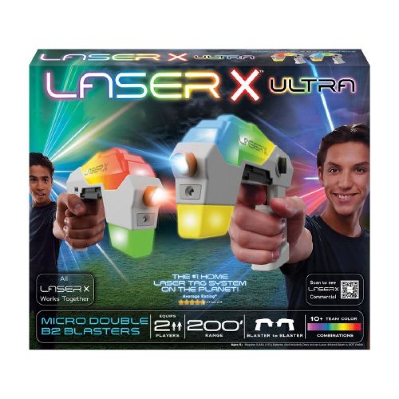 Ігровий набір для лазерних боїв - Laser X Ultra Micro для двох гравців Пластик Різнобарв'я (238546)