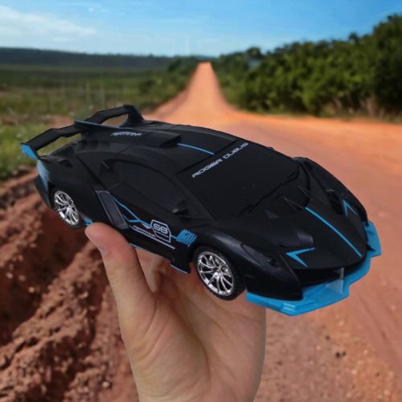 Машина на радіокеруванні "Lamborghini" (чорно-синя) Пластик Чорний (239188)