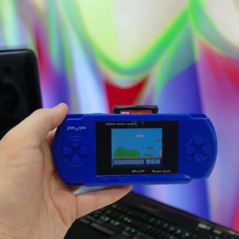 Портативна ігрова приставка PVP station light 3000 (блакитний) Пластик Блакитний (242851)