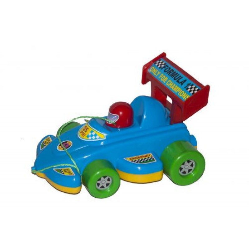 Каталка "Гоночная машина" (синяя) KW-06-604