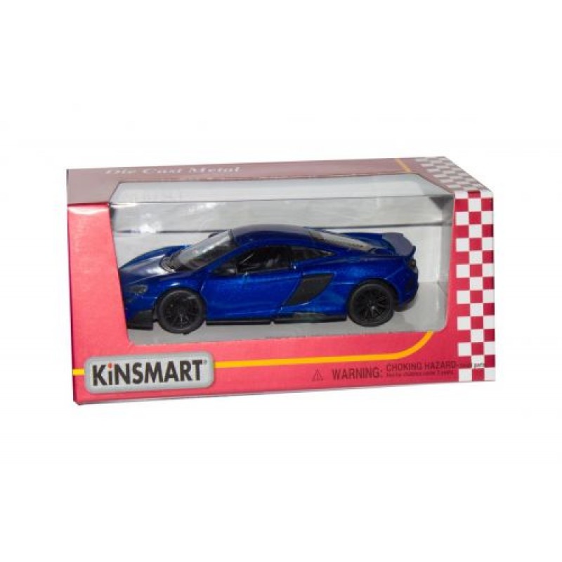 Машинка KINSMART "McLaren 675LT" (синяя)
