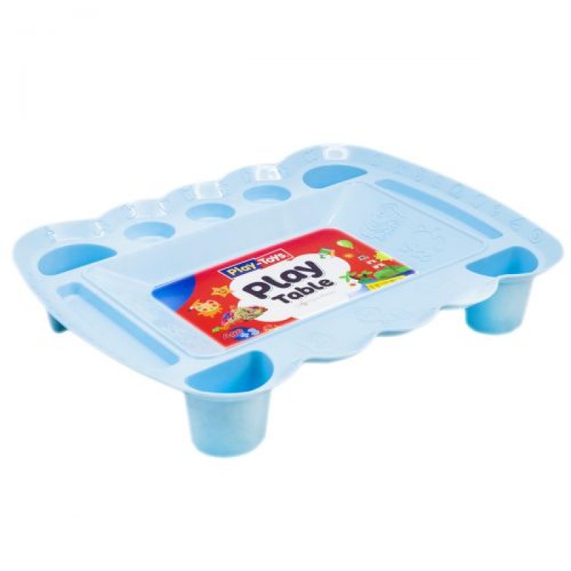 Игровой столик для песка и пластилина (голубой) PT 4164