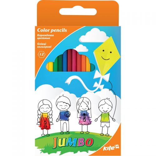 Цветные карандаши "Jumbo", 12 цветов K17-048