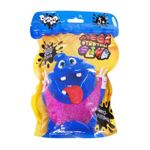 Слайм "Mega Stretch Slime" 500 г укр рожевий Комбінований Рожевий (132208)