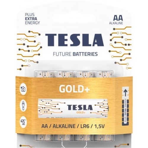Батарейки TESLA AA GOLD+ (LR06), 4 штуки
