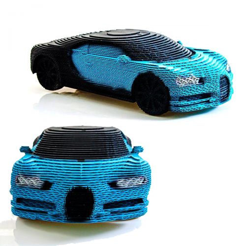 3D пазл "Bugatti" Комбінований Різнобарвний (156578)