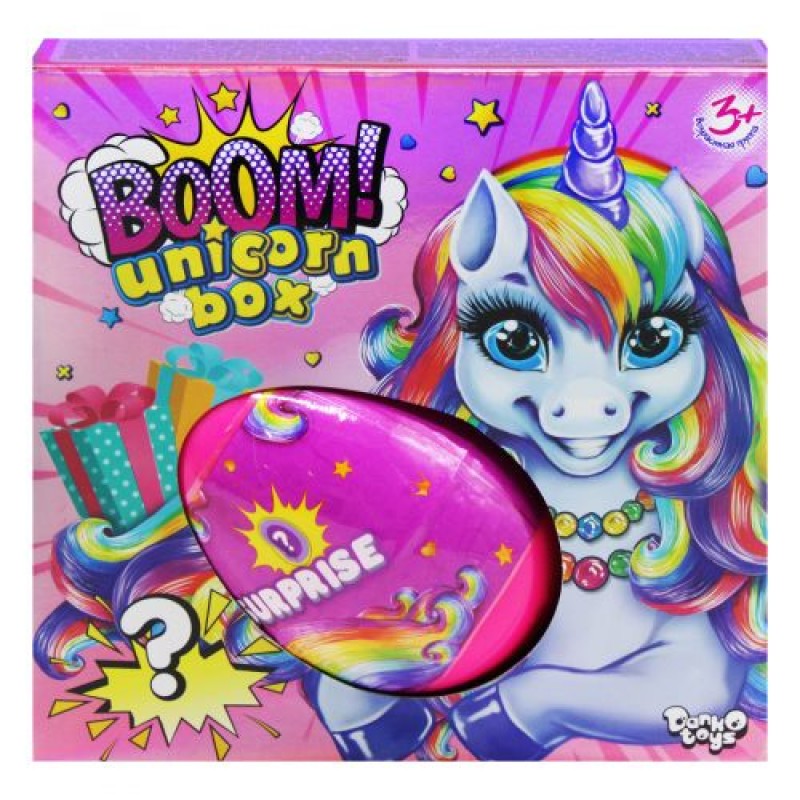 Игрушка-сюрприз "Boom! Unicorn Box", укр