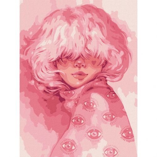 Картина за номерами "Мої рожеві мрії" ★★★ Комбінований Різнобарв'я (189686)