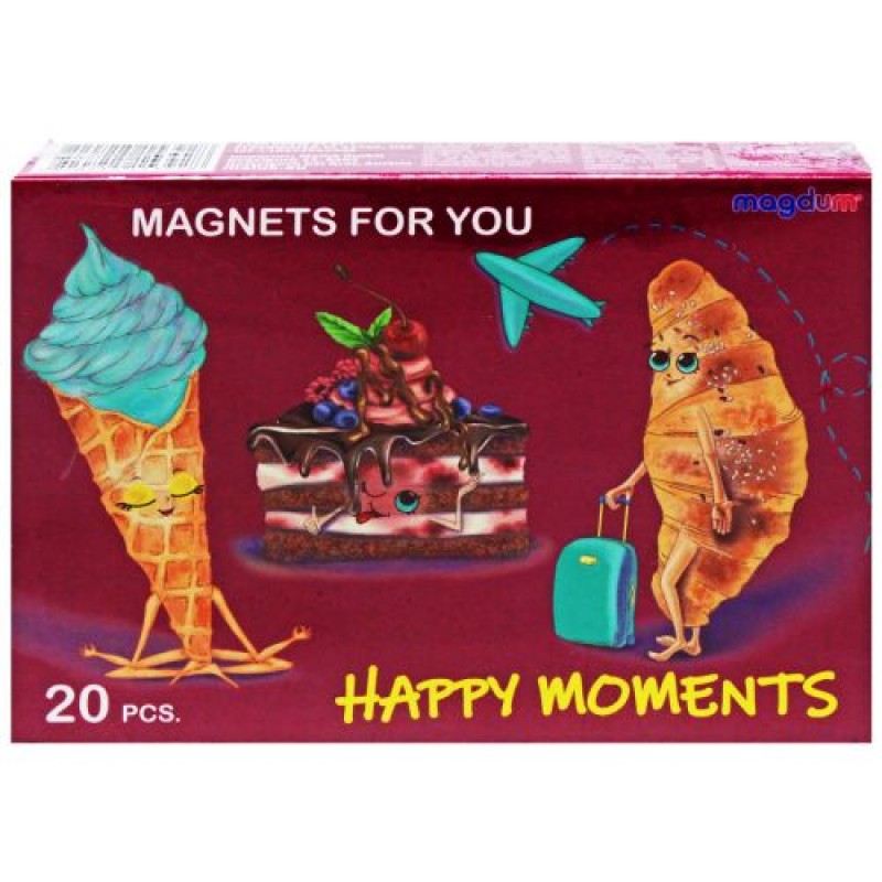 Набор магнитов "Счастливые моменты" Комбінований Різнобарв'я (193962)