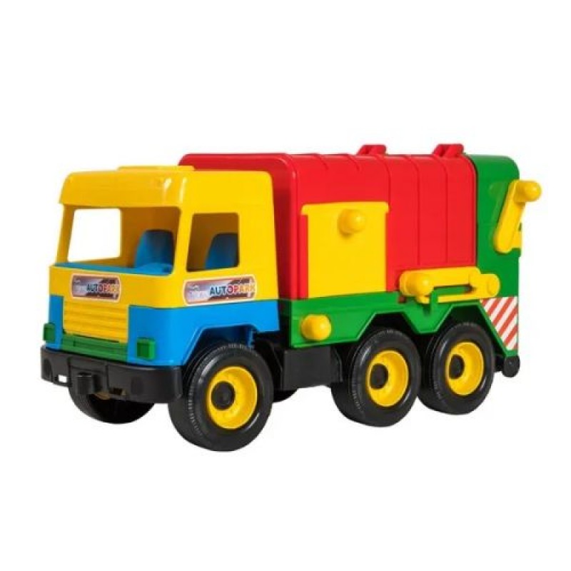Сміттєвоз "Middle truck" жовто-червоний Пластик Різнобарв'я (194809)