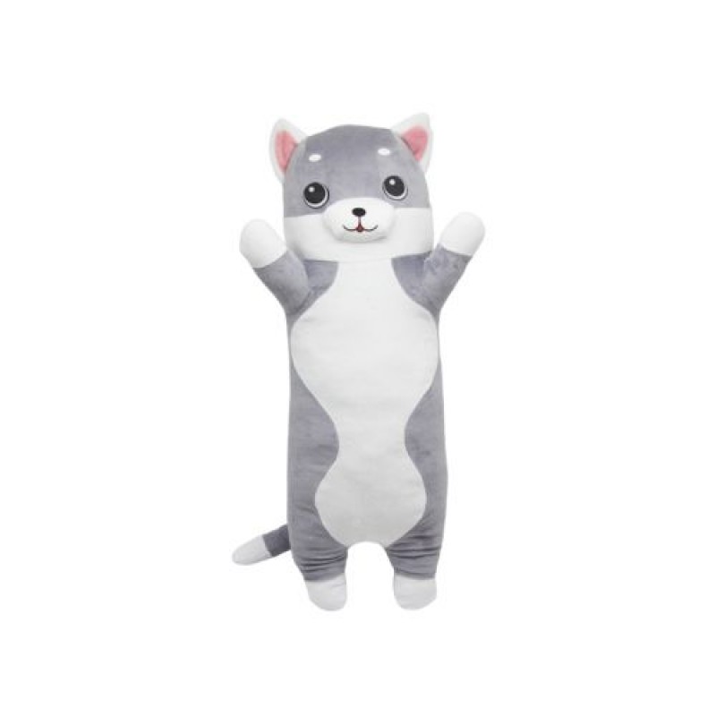 Іграшка-обіймашка "Сірий котик", 50 см Текстиль Сірий (203824)