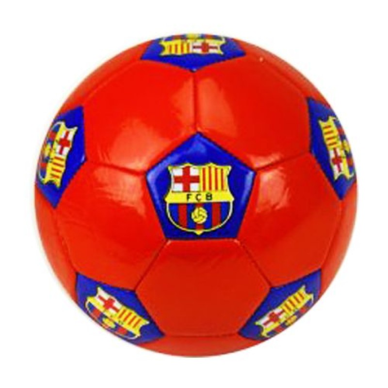 М`яч футбольний №3 "Барселона", червоний ПВХ Червоний (204444)