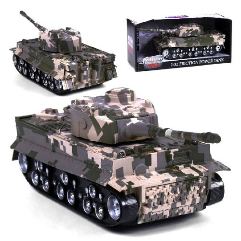 Уцінка. Танк Military Tank, інерційний - пошкоджена упаковка та заєдає кнопка (204953)