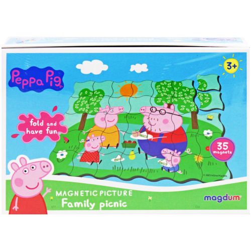 Магнітний пазл "Свинка Пеппа: Пікнік" Комбінований Різнокольоровий (205554)