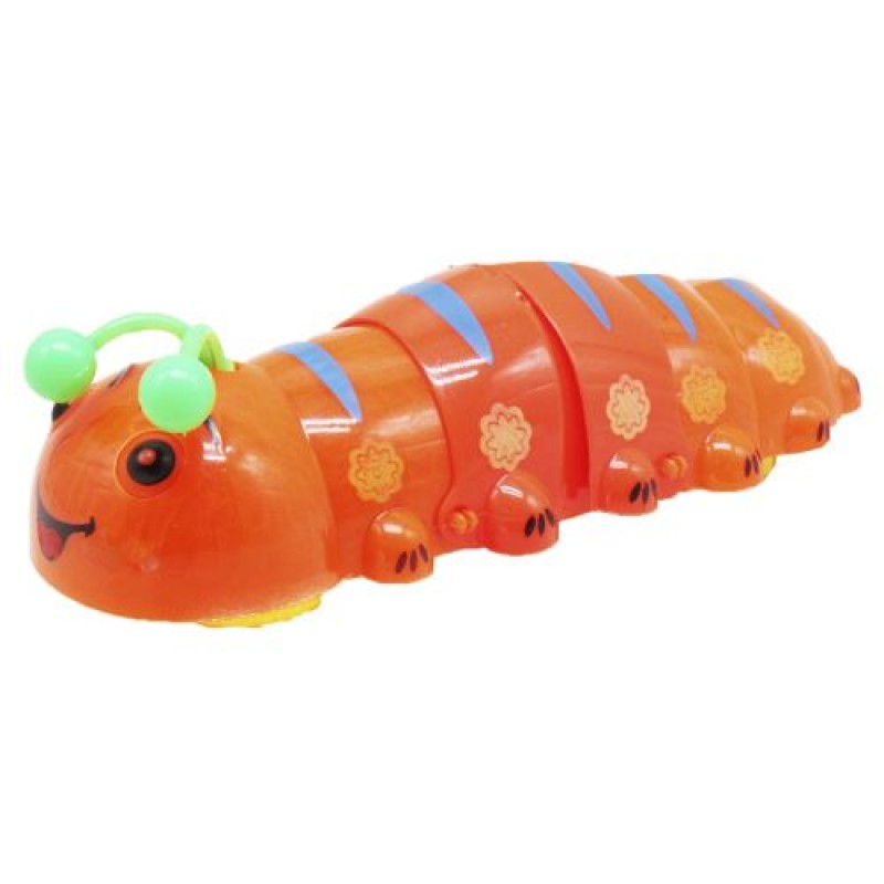 Музична іграшка "Гусінь" (25 см), помаранчева Пластик Помаранчевий (207461)