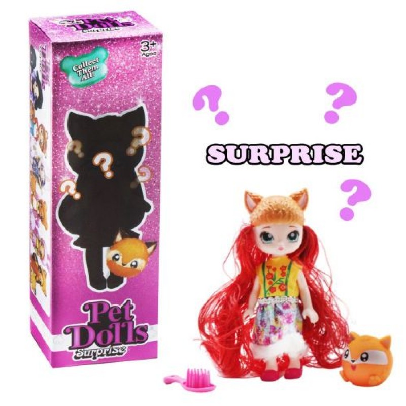 Уцінка ЛЯЛЬКА "PET DOLLS SURPRISE. ЛИСИЧКА" (LK1133A) пятно на сукні, брудне плаття (208523)