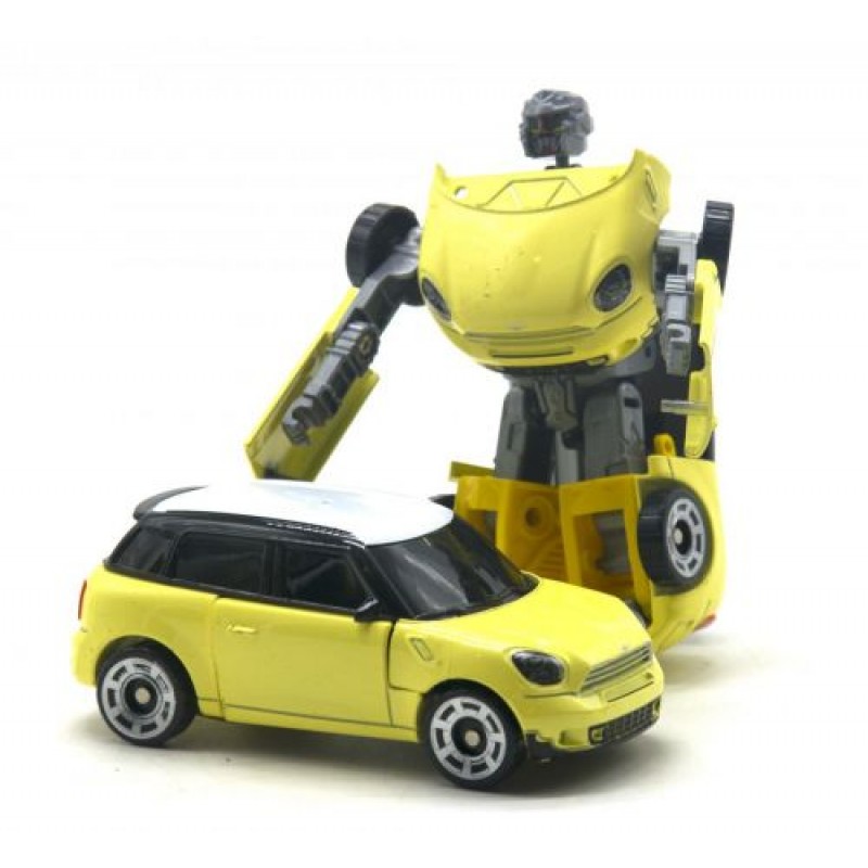Уцінка. Машинка трансформер "Peak Duel" (жовта) - без упаковки, брудний (209263)