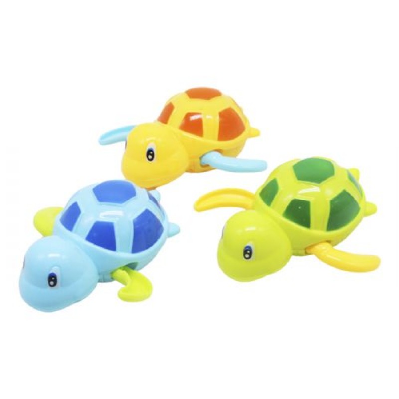 Заводна іграшка для ванни "Черепашка" Пластик Різнобарв'я (213640)