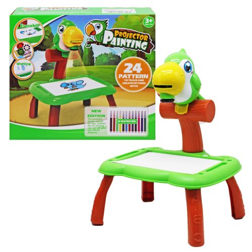 Столик із проектором "Папуга" (зелений) Пластик Зелений (218166)