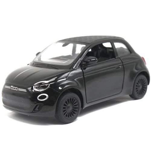 Машинка металева "Fiat 500E", чорний Комбінований Чорний (219796)