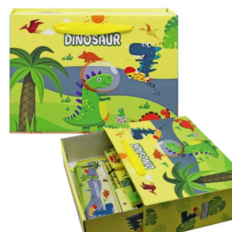 Канцелярський набір подарунковий "Dinosaur" Комбінований Зелений (220526)